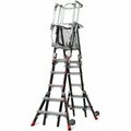 Little Giant Ladders Little Giant Fiberglass Compact Safety Cage Ladder, 6-10' Type 1AA - 19506-815
